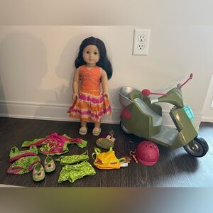 American girl doll Jess - GOTY 2006 bundle
